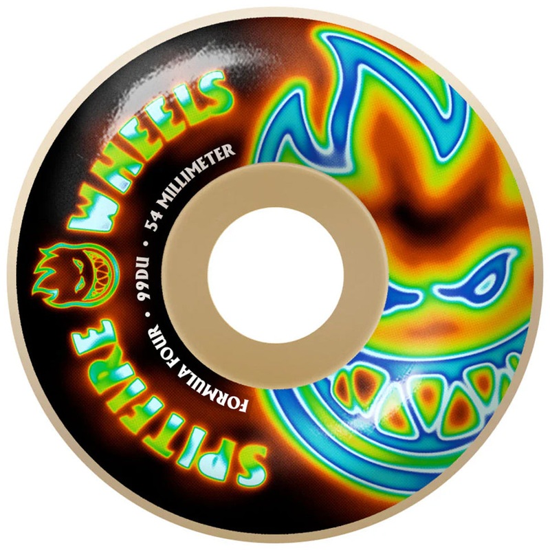 Spitfire Radioactive Bighead Formual Four 99D Wheels Natural 54mm