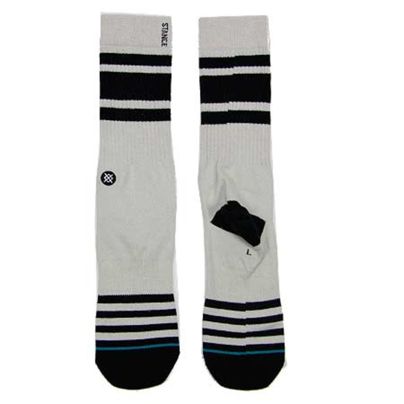 Stance Blotted Crew-Socks Gray Large
