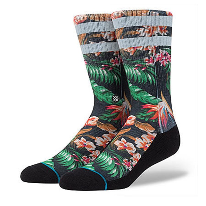 Stance Trades Crew Socks Black Large