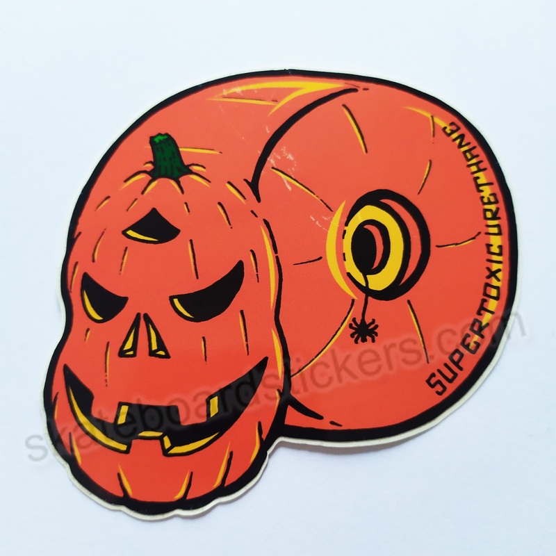Super Toxic Urethane Skateboard Sticker