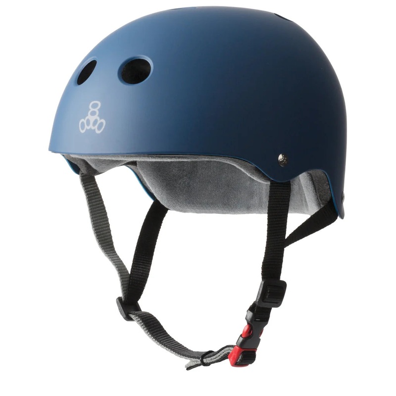 Triple 8 Helmets – The Certified Sweatsaver Helmet – Navy Matte XS/S