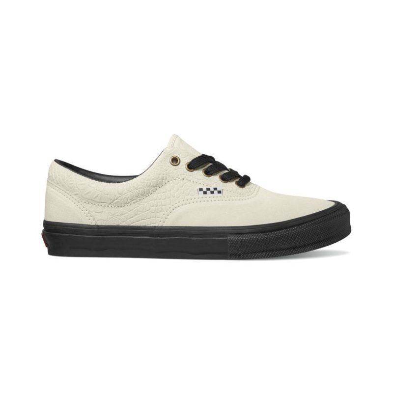 VANS BREANA GEERING SKATE ERA MARSHMALLOW/BLACK SHOES 5 White