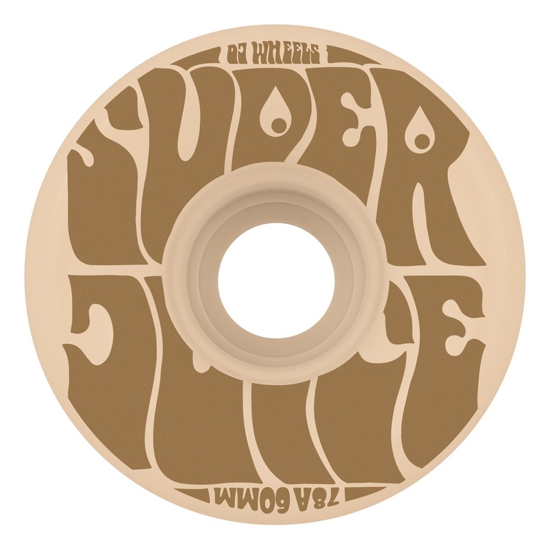 60mm Coffee Super Juice 78a OJ Skateboard Wheels Beige 60mm
