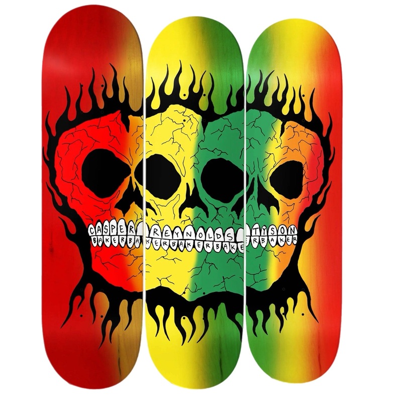 BAKER RASTA SKULL DECK SET
