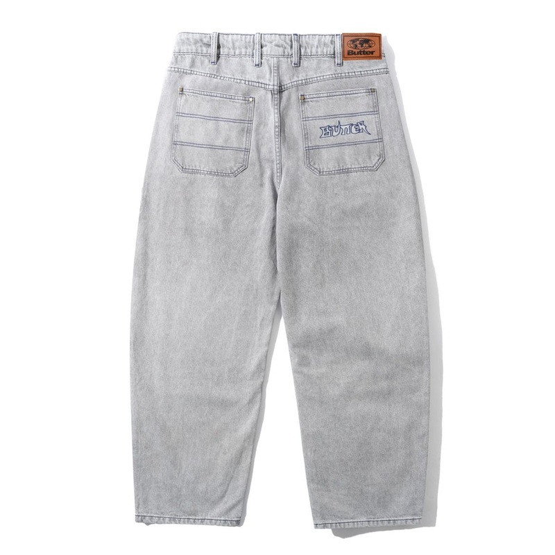 Butter Goods Encounter Denim Jeans Washed Soft Grey 28