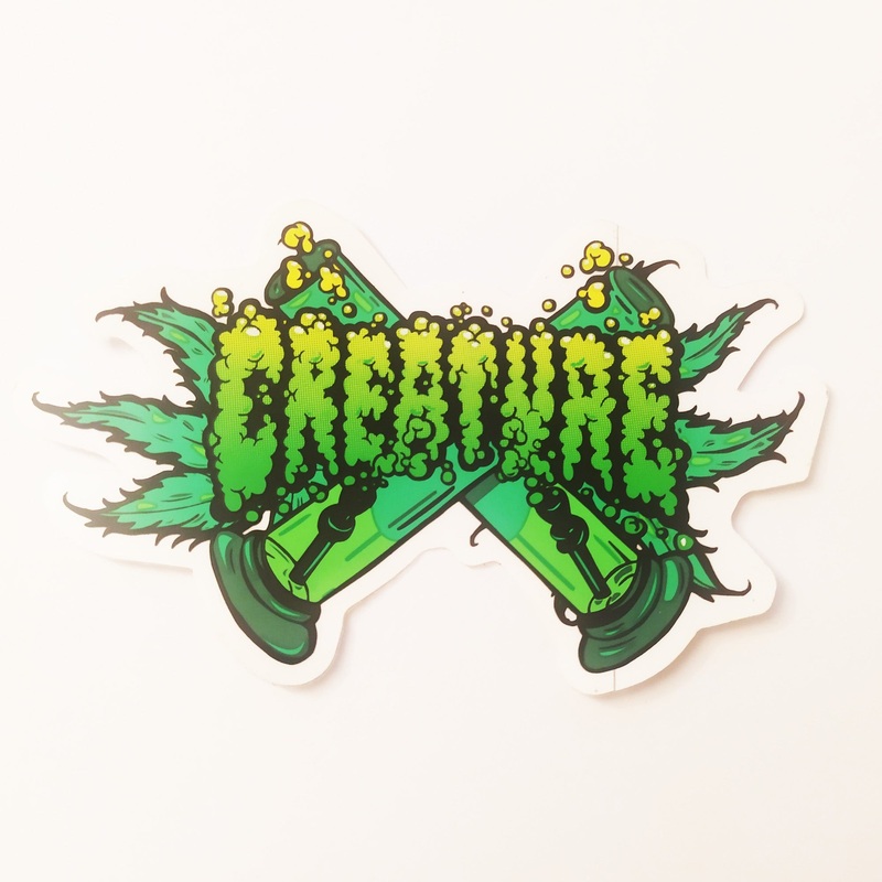 Creature Bong Skateboard Sticker