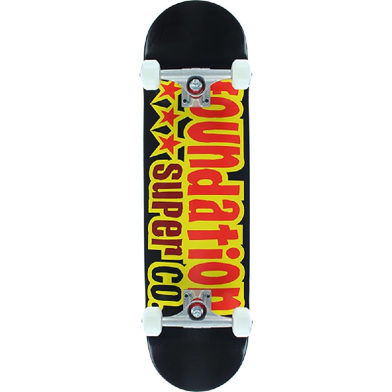 Foundation 3 Star in Black 8.1″ Skateboard Complete