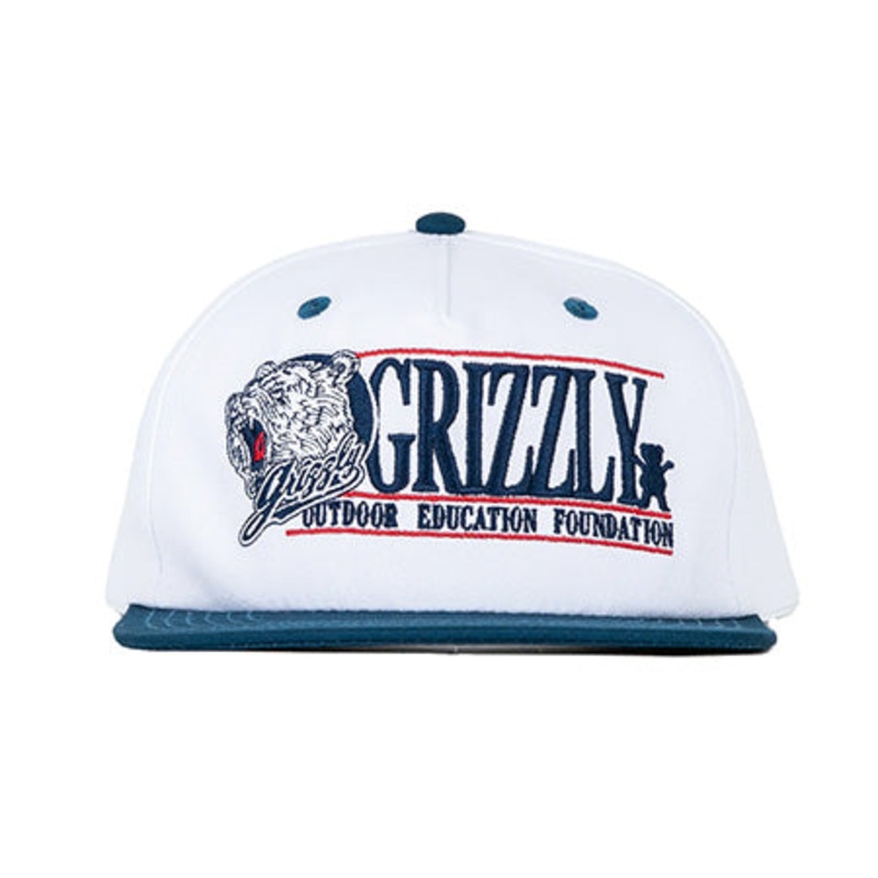 Grizzly Alma Mater Snap-Back Hat White One size fits all