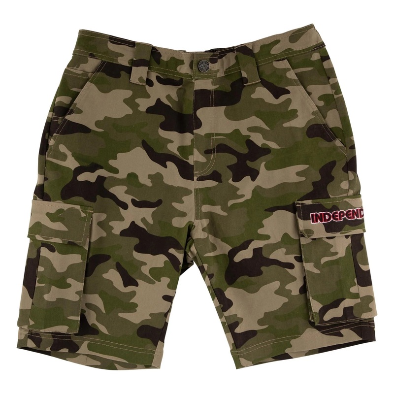 Groundwork Mens Independent Cargo Shorts (Camo) S