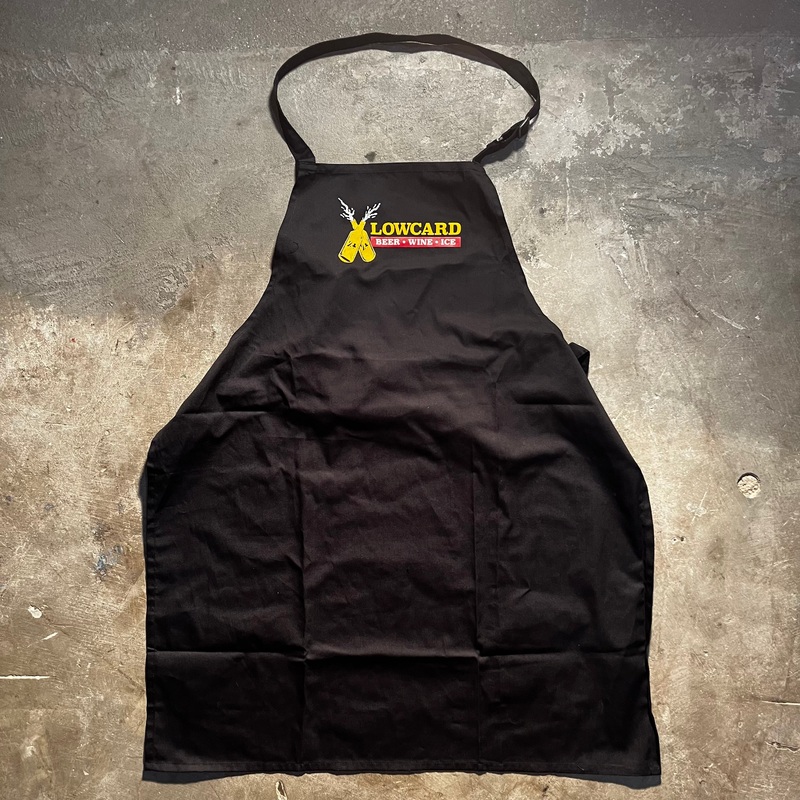 Lowcard – Liquor Store Run BBQ Apron – Black