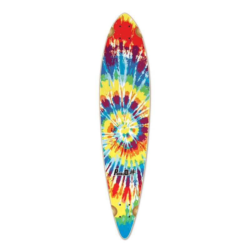 Punked Pintail Tiedye Original Longboard Deck Deck