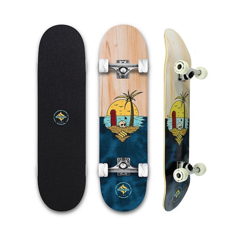 Shark Wheel Skull Island Street 8.125″ Skateboard Complete