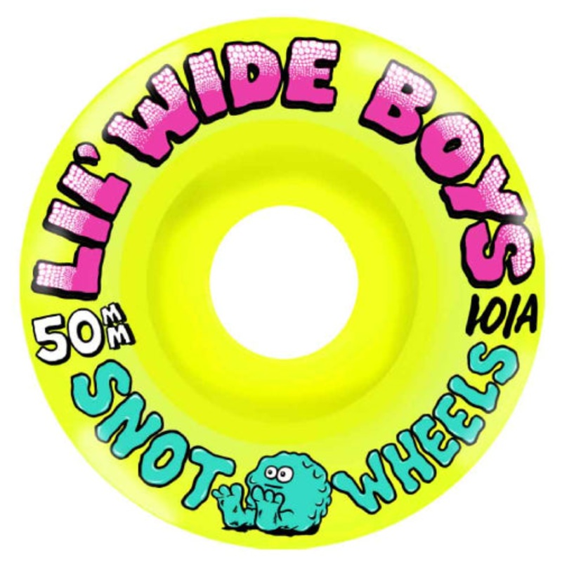 Snot Lil’ Wide Boys Wheels Yellow 50MM 101A 50mm