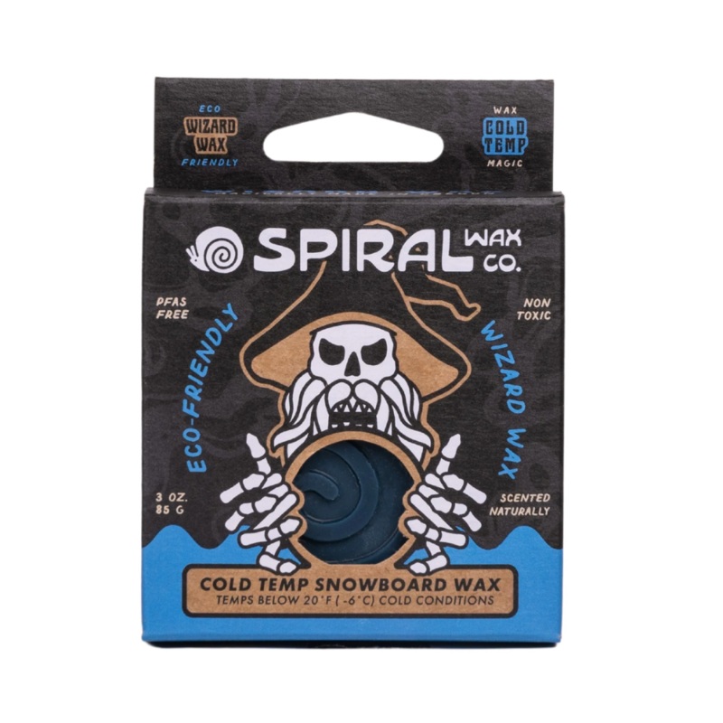 Spiral Wax Co. Wizard Wax Cold Temp Snowboard Wax 85g