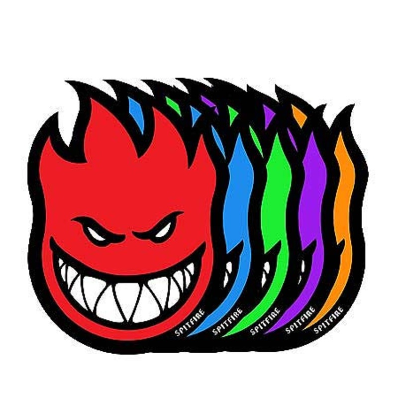 Spitfire Fireball Small Sticker Assorted Small 3″ x 2″