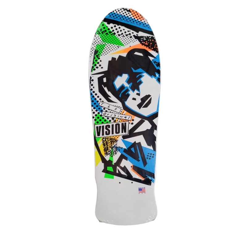 VISION GONZ reissue Skateboard Deck – WHITE DIP