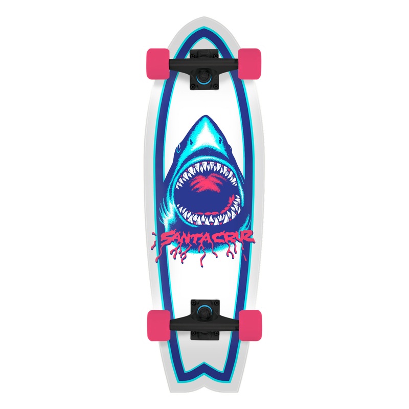 8.81in Speed Wheels Shark Santa Cruz Cruiser No Color 8.81in x 27.69in