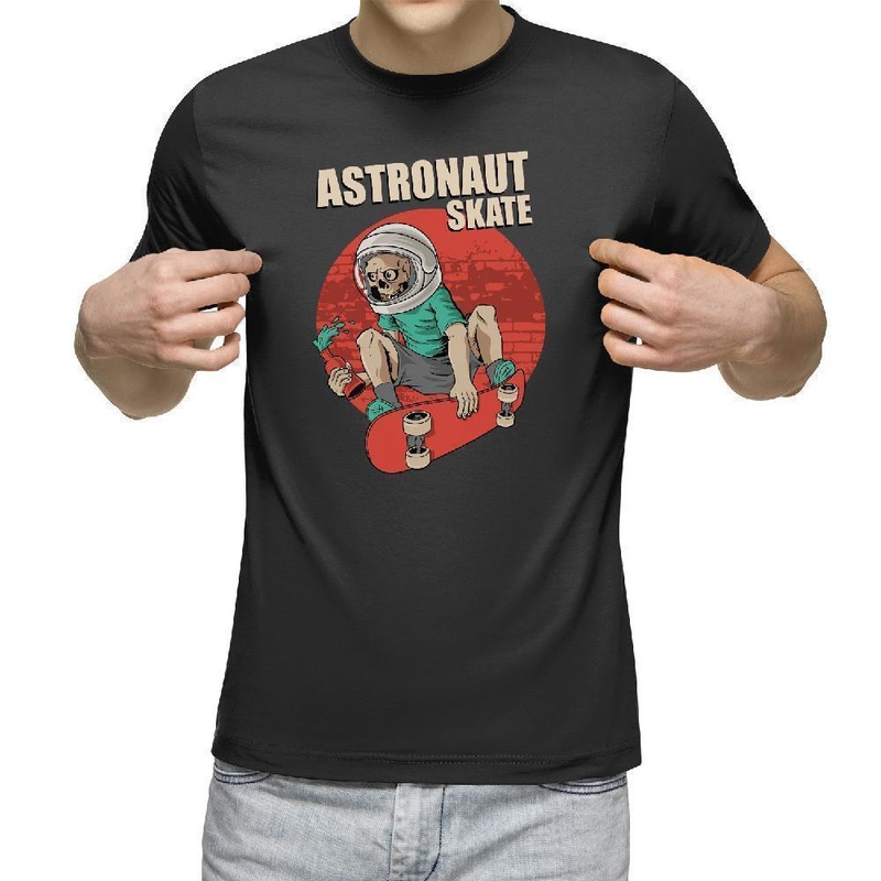 Astronaut Skate T-Shirt S Black