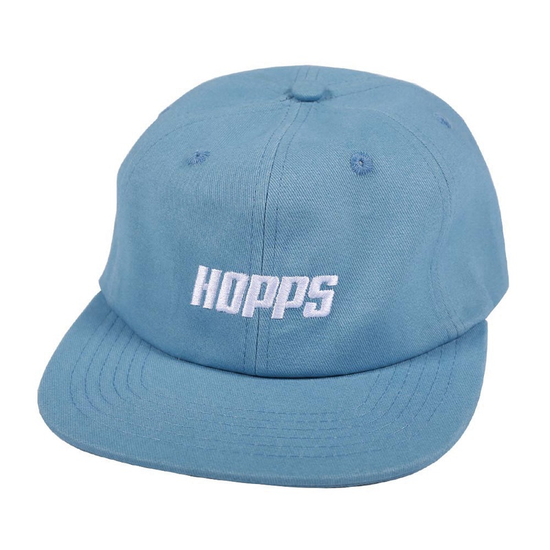 Big Hopps 6 Panel Snapback Hat (Baby Blue)
