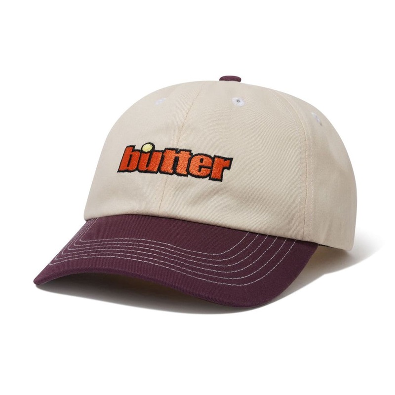 Butter Goods Ace 6-Panel Strap-Back Hat Natural One Size Fits All