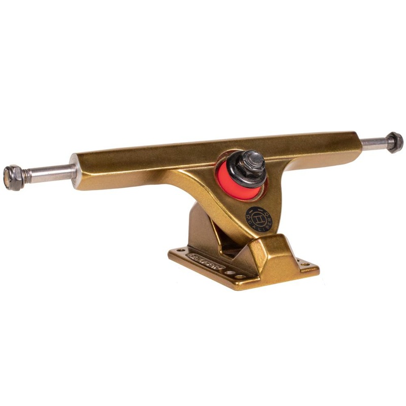 Caliber II – 184mm/50 in Gold Longboard Trucks w/ Venom Plug Bushings | Set of 2 Default Title