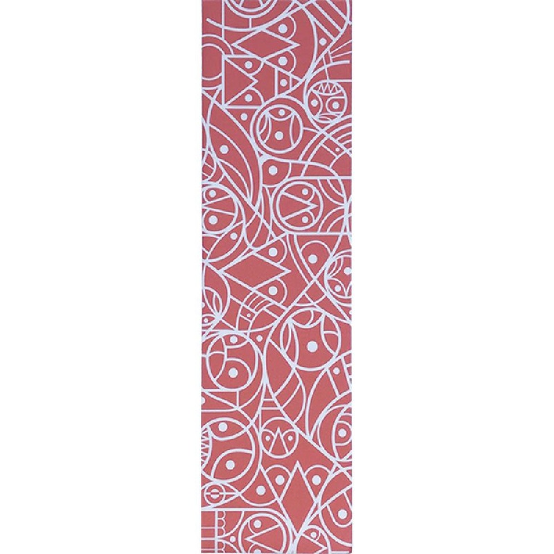 Darkroom  9″ x 33″ Pusher Red Clear Griptape Sheet