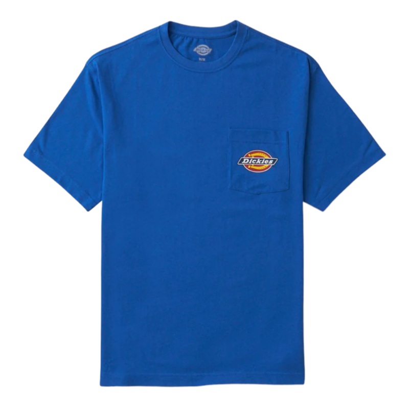 Dickies Logo Pocket T Shirt Cobalt Blue S