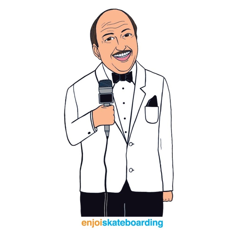 Enjoi Body Slam Mean Gene Okerlund Sticker
