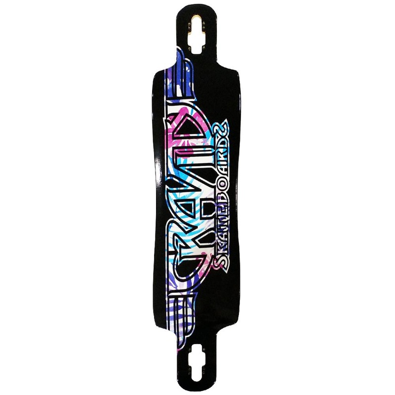 Gravity Paradise Plain 41″ Drop Through Longboard Deck Deck