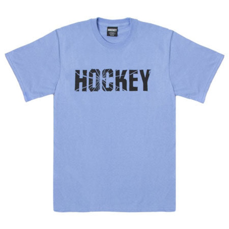 Hockey Shatter Logo T Shirt Blue Large