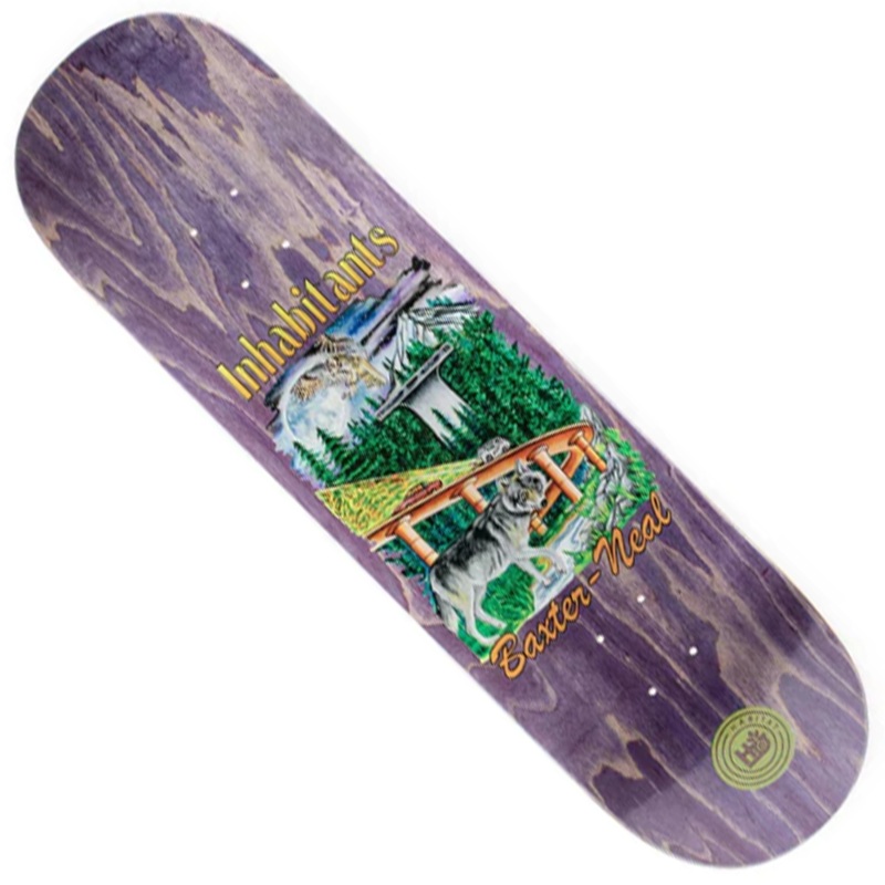Inhabitants Silas 8.5×31.8 Habitat Skateboard Deck Various Stains