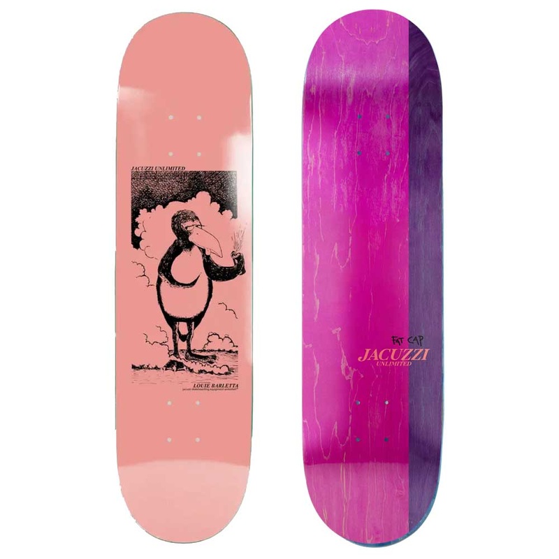 Jacuzzi Skateboards Louie Barletta Toy Skateboard Deck 8.25″ Deck only 8.25