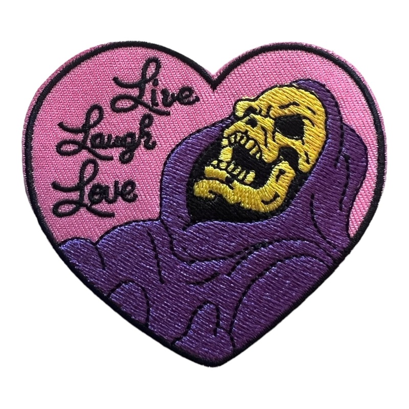 Live Laugh Love Skeletor Patch OS