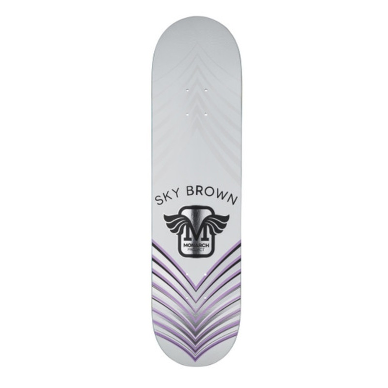 Monarch Project Sky Brown Purple Deck 7.75 in 7.75 in