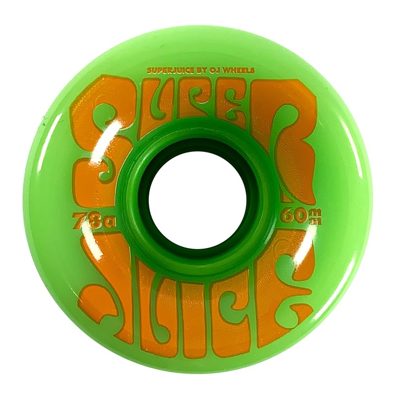 OJ – 60mm – 78a Soft Super Juice Wheels – Green