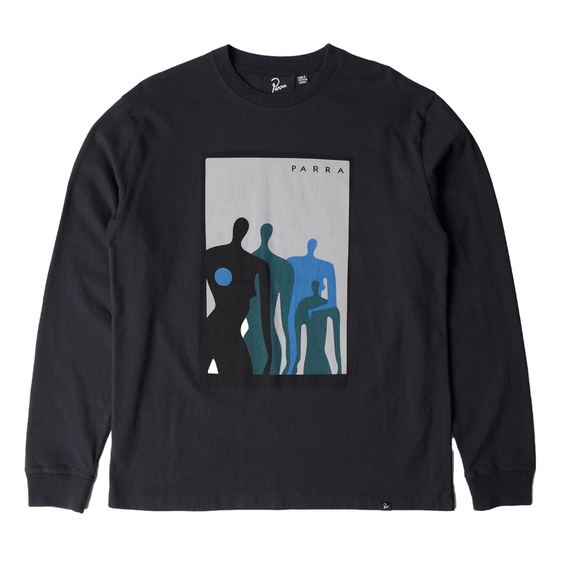 Parra The Visitors L/S Tee Black M