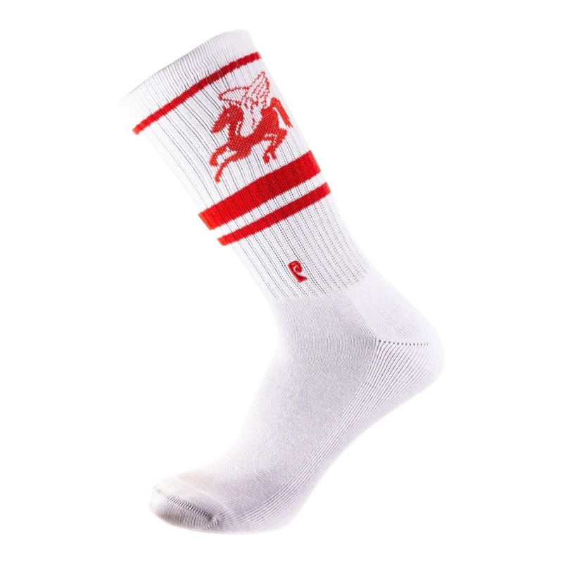 PSockadelic Horse Power Psocks White OS