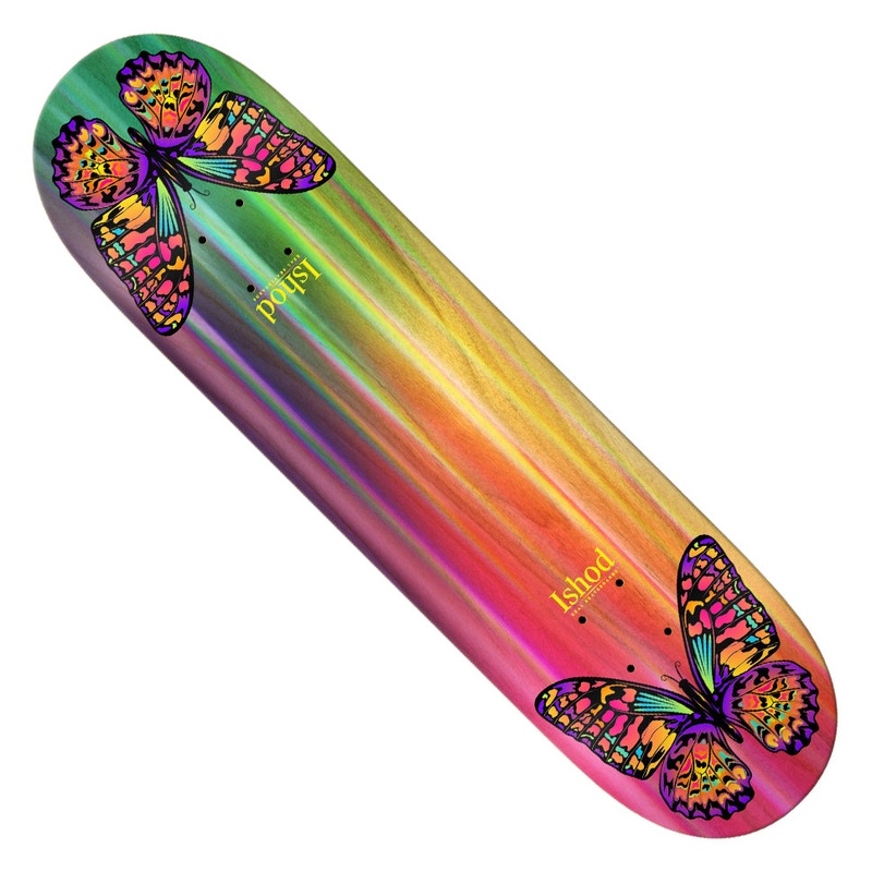 Real Ishod Wair Rainbow Monarch Twin Tail Deck Rainbow 8.25 x 31.8 WB:14.33
