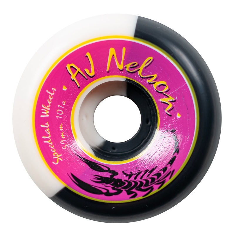 Speedlab – 59mm 101a AJ Nelson Special Edition Wheels – Black/ White
