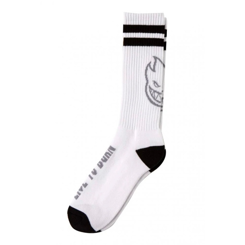 Spitfire Socks Sf Heads Up – White/Black/Grey