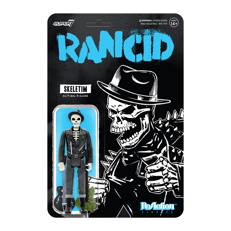 Super7 x Rancid – Skeletim (Hat) ReAction Figure
