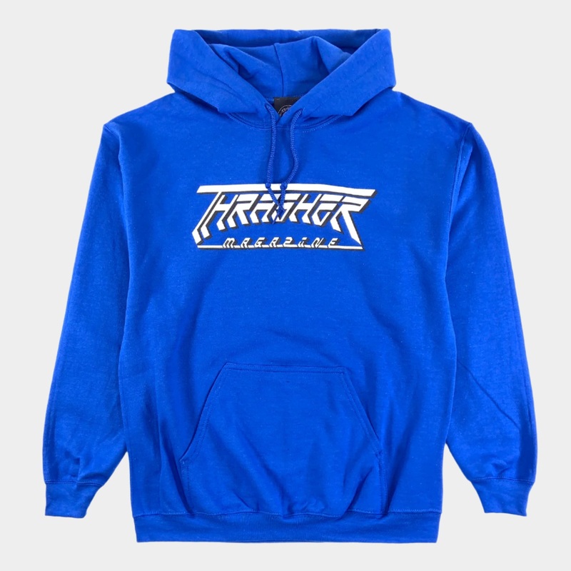 Thrasher – Future Logo – Hooded Sweat – Royal Blue S