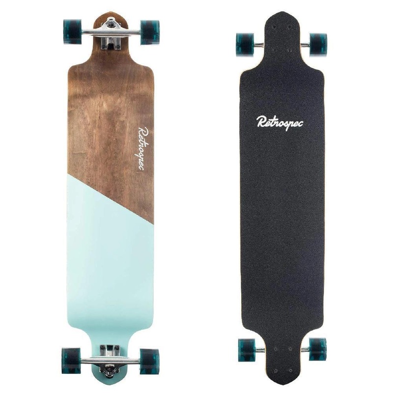 Tidal Steel Blue Drop Down 41″ Longboard Complete