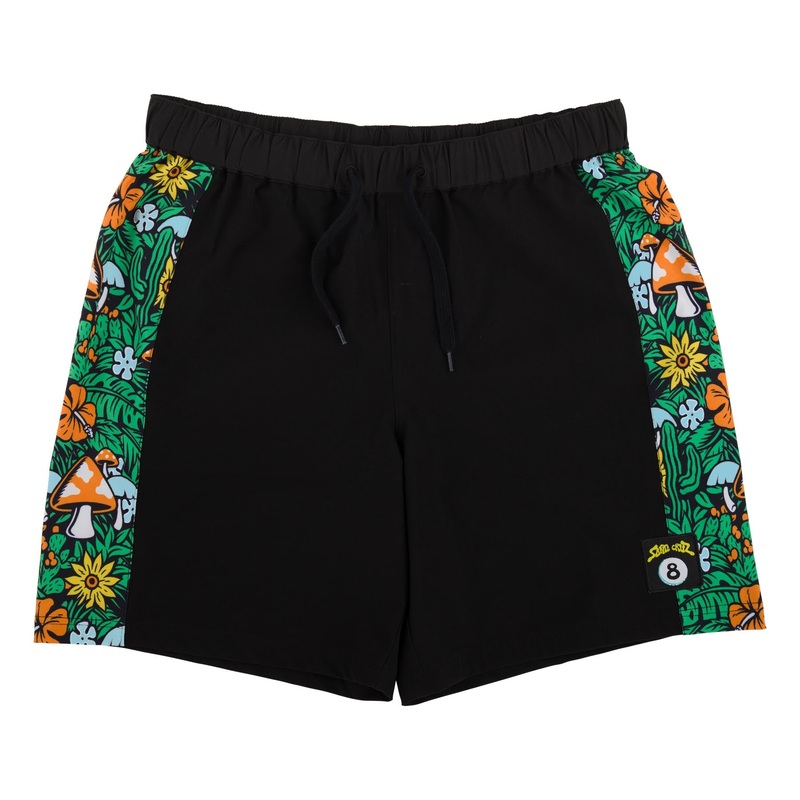 Winkowski 8Baller Mens Santa Cruz Boardshorts Black S
