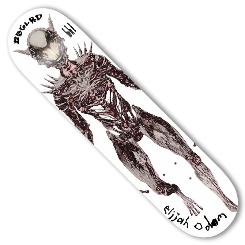 Elijah Odom Flexrx EDGLRD Deck 8.5×32.1 Skateboard Multicolor