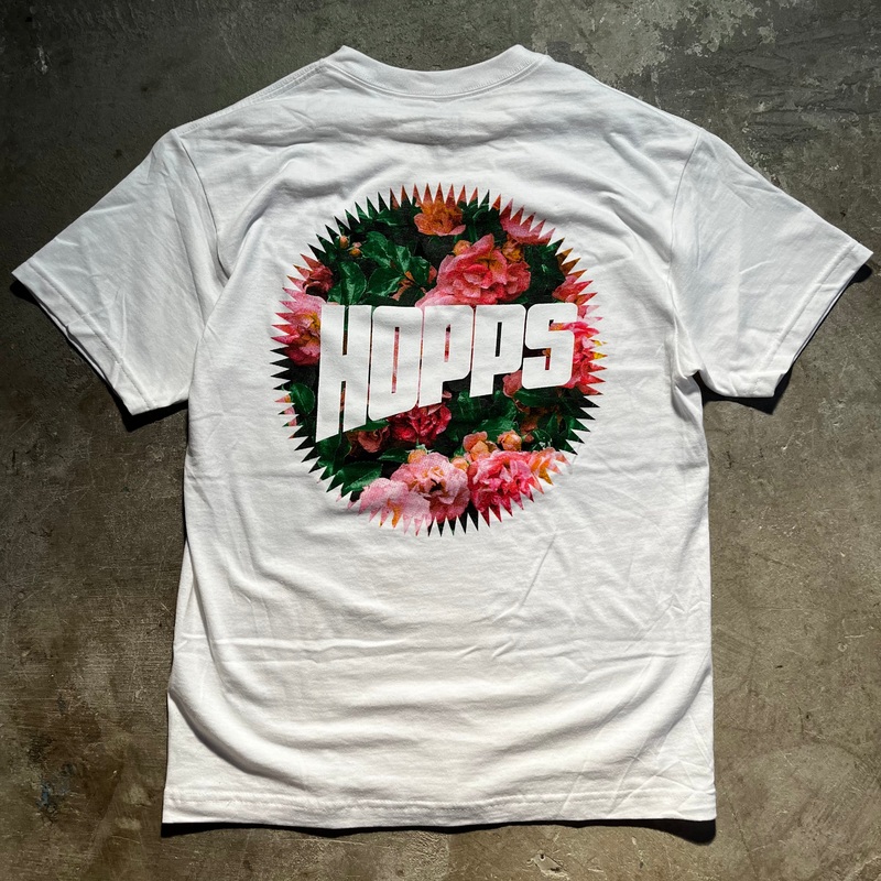 Hopps – Big Hopps Roses Tee – White Medium