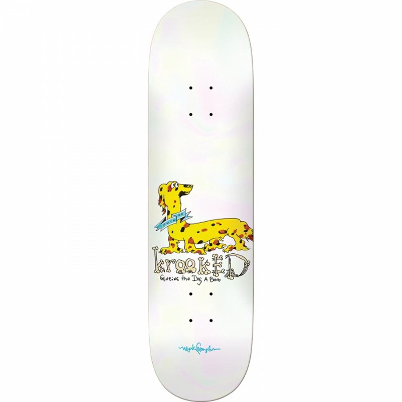 Krooked Gonzales Dachshund 8.62″ Skateboard Deck