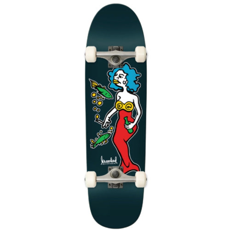 Krooked Mermaid Shaped Complete Skateboard 8.88″ 8.88″