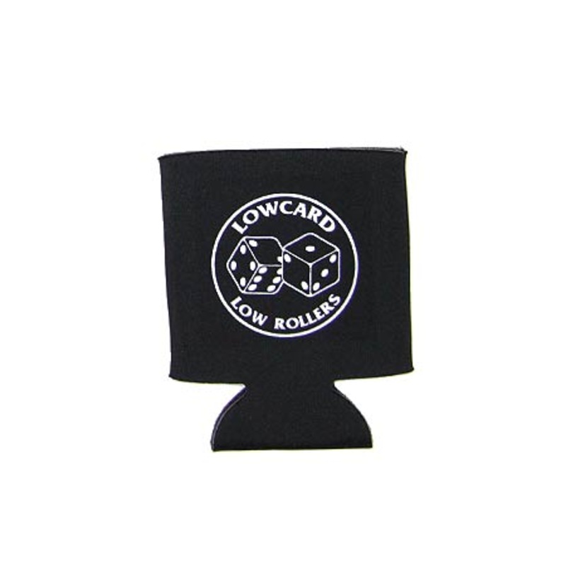 Lowcard Magazine Low Roller Coozie Black One size fits all