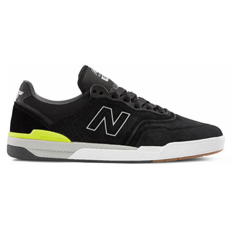 New Balance Numeric Brandon Westgate 913 Shoes Black/ Grey/ Lime 8.5